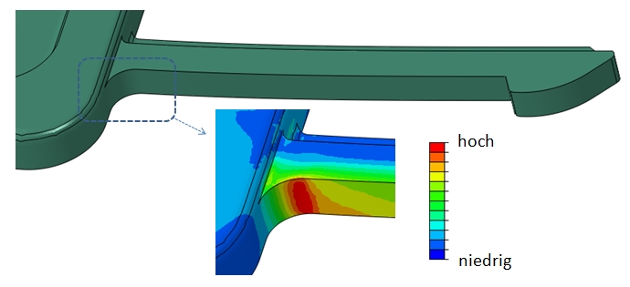 Auslegung eines Schnapphakens mittels FEA
