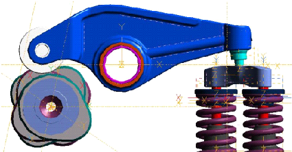 Multi Body Simulation of a Camshaft Drive